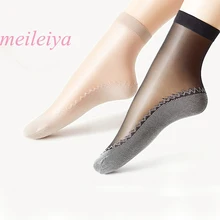 MEILEIYA 10 Pairs/ Lot New Velvet Silk Womens Socks Cotton Bottom Soft Non Slip Sole Massage Wicking Slip-resistant Autumn Sock цена MEILEIYA 10 Pairs/ Lot New Velvet Silk Womens Socks Cotton Bottom Soft Non Slip Sole Massage Wicking Slip-resistant Autumn Sock цены онлайн