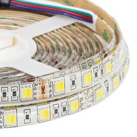 CCT LED strip 5050 2 in 1 Wit + Warm wit 60 LEDs/m, 5 M 12 V 5050 LED Strip Licht Kleur Temperatuur verstelbare CWW Strip Licht