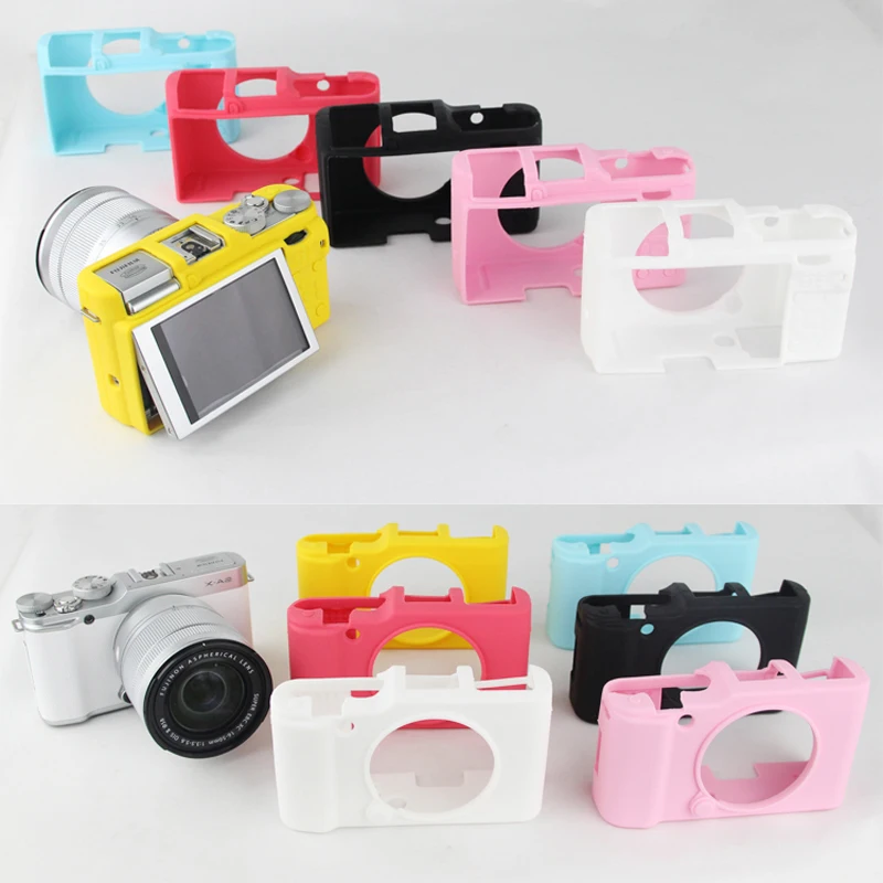 

For FujiFilm Fuji X-A2 XA2 Soft Silicone Rubber Camera Protective Body Cover Case Skin Camera Bag