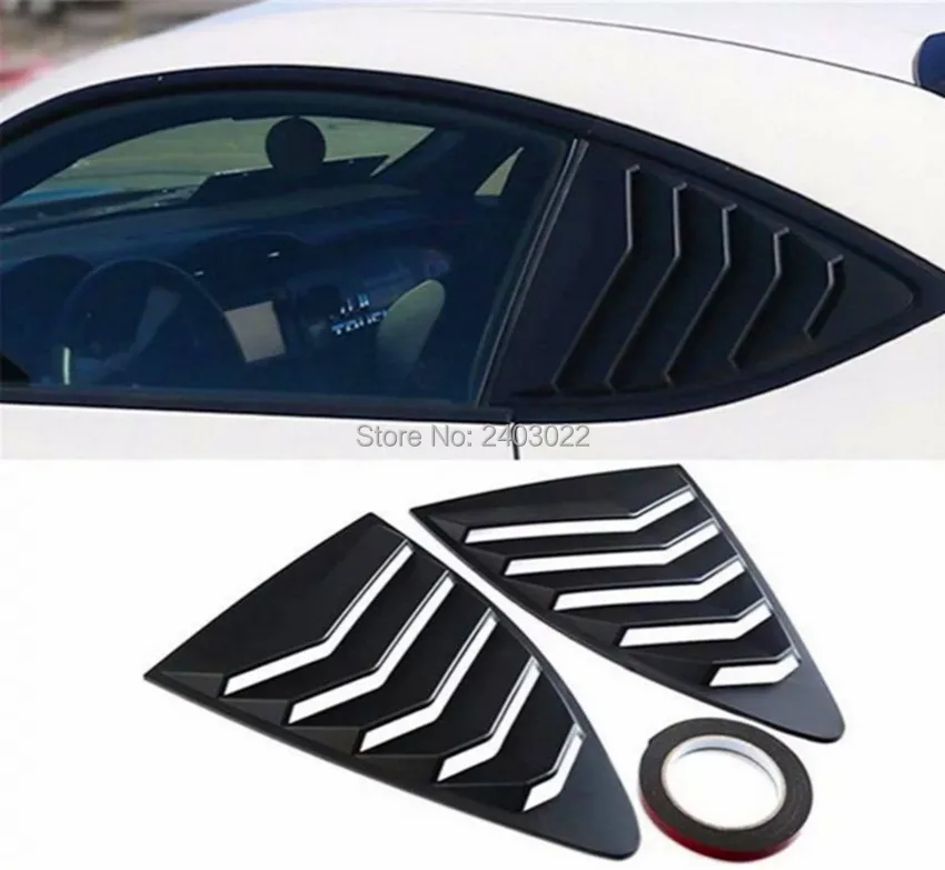 Car Styling Car Sticker Carbon Fiber 1/4 Quarter Side