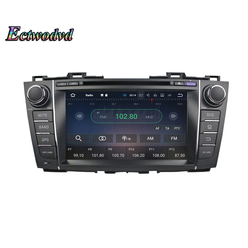 Perfect Ectwodvd Octa Core 4G RAM 64G ROM Android 9.0 Car Multimedia DVD Player GPS HeadUnit For Mazda 5 2009-2012 Premacy 2009-2012 16