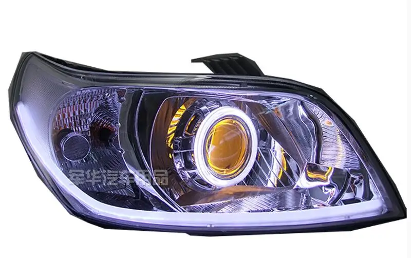 Автомобиль модифицирован ксеноновые фары для CHEVROLET LOVA 2009-13 Фары для автомобиля сборки автомобиля укладки Ангел объектива hid 2 шт