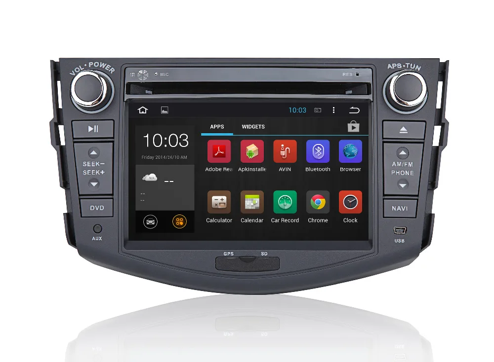 Best Android 8.1 Quad Core 2G RAM Car DVD Player GPS Navigation For Toyota RAV4 Rav 4 2007 2008 2009 2010 2011 car radio wifi 4G 1