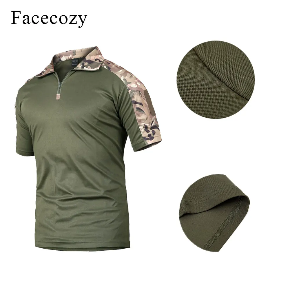 Facecozy мужские спортивные футболки для тренировок на открытом воздухе летняя