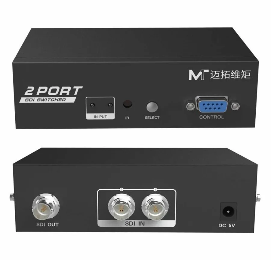 

MT-VIKI 2 Port SDI Selector Switch IR Remote Contrller SD-SDI HD-SDI 3G-SDI Compatible 1080P High Resolution SD201
