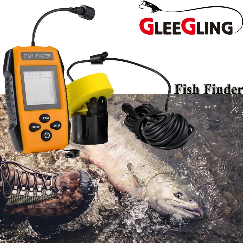 

New Waterproof Fish Alarm Underwater Mobile Fishing Finder Smart Fish Finder with Sonar Sensor Echo Sounder Fishing Accessories