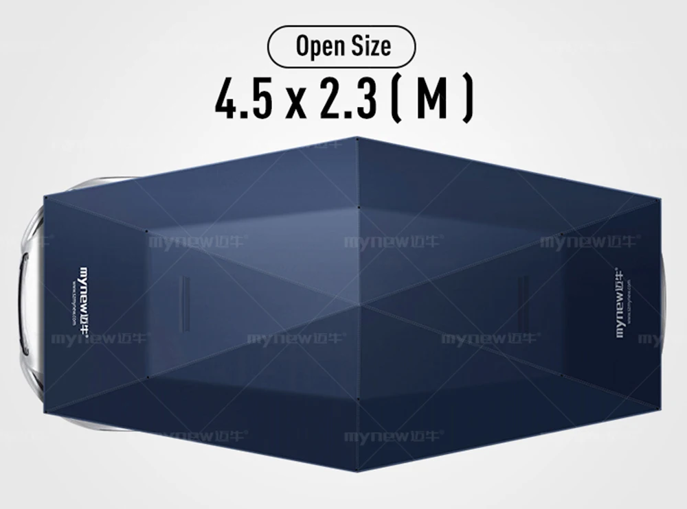 Автоматический автомобильный тент, уличный тент с дистанционным управлением, автоматический автомобильный зонтик, солнцезащитный тент для автомобиля 450x230 см