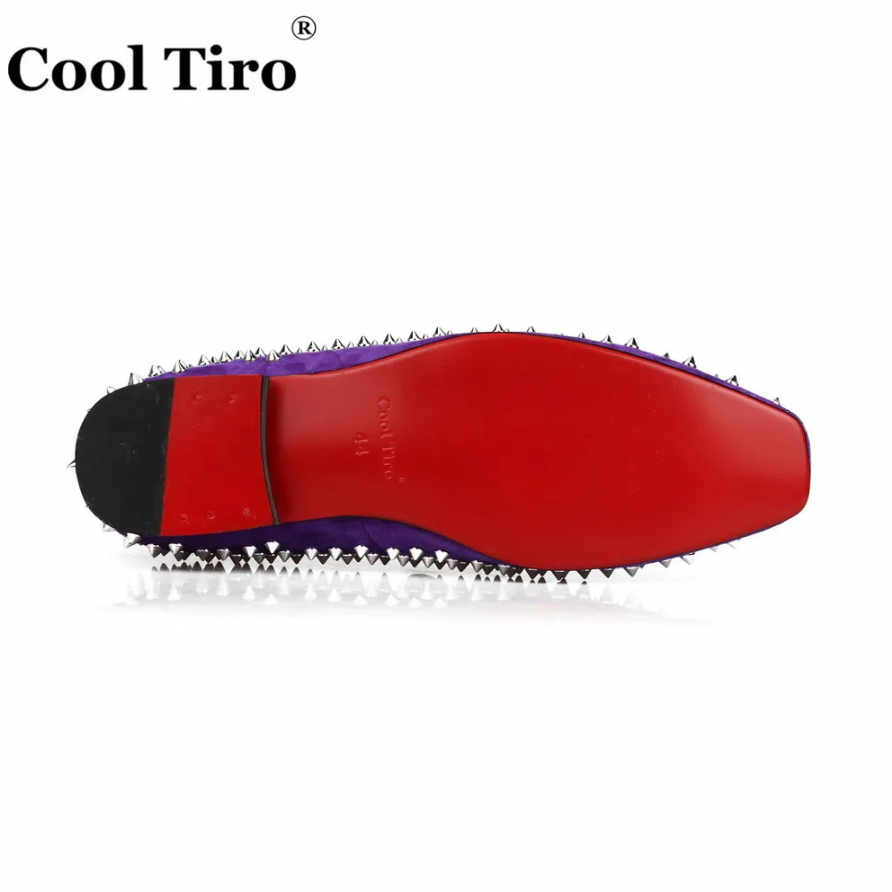 spikes Loafers purple suede  (11)