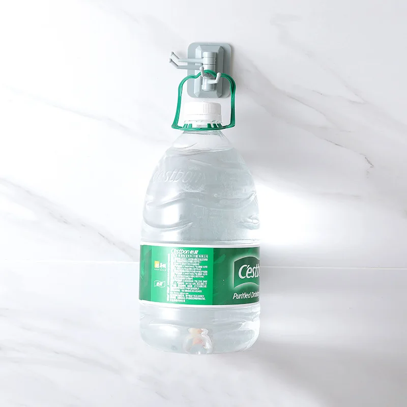 Rotatable hook strong adhesive towel rack Bathroom wall rack without punching and no trace hook