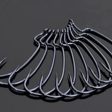 50 штук рыболовная рукоятка крючком Мягкая приманка свинцовый крючок червяк личинка рыболовный крючок Техасская группа частей крюк рыболовные снасти