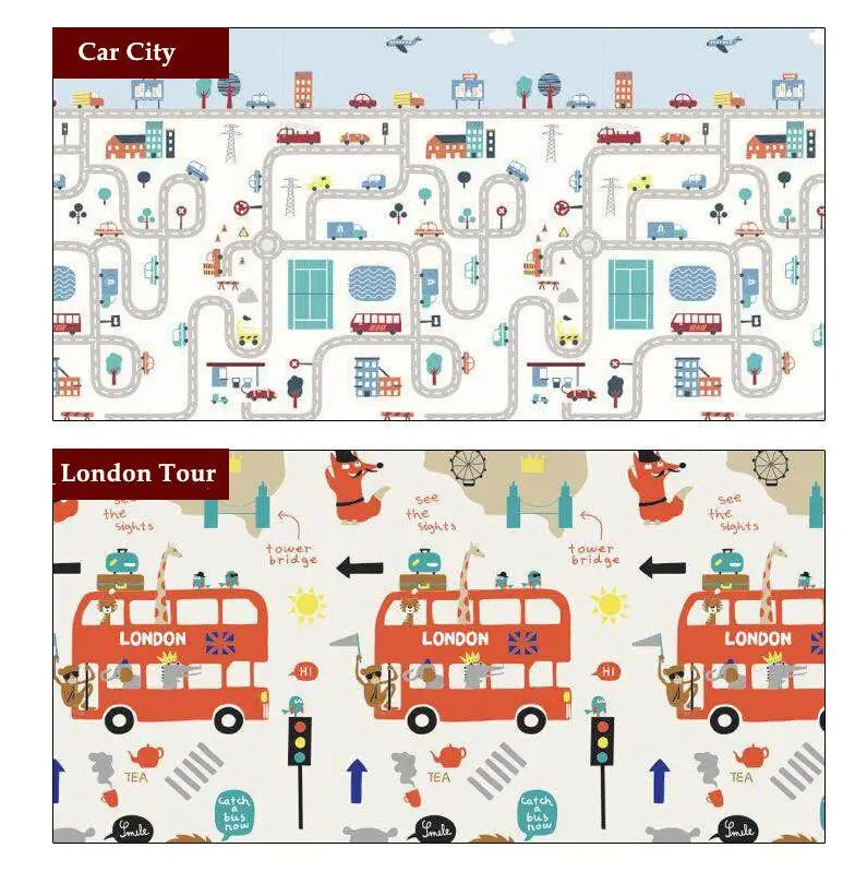Креативный детский игровой коврик Xpe, коврик-пазл, детский коврик, утолщенный детский коврик для ползания, складной коврик, Детский ковер, подарки - Цвет: Type 1