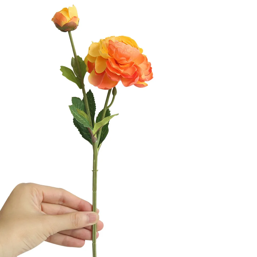 Artificial Fake Western Rose Flower Peony Bridal Bouquet Wedding Home Decor Western Rose Peony Artificial Flower