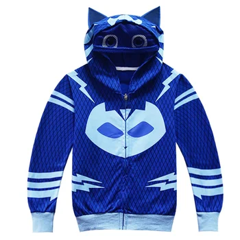 New Baby Boy Clothes Cool Cartoon Children's Cos Clothes Halloween Boys Hoodie Zipper Coat baby Sweat shirts Autumn Spring Kids 1