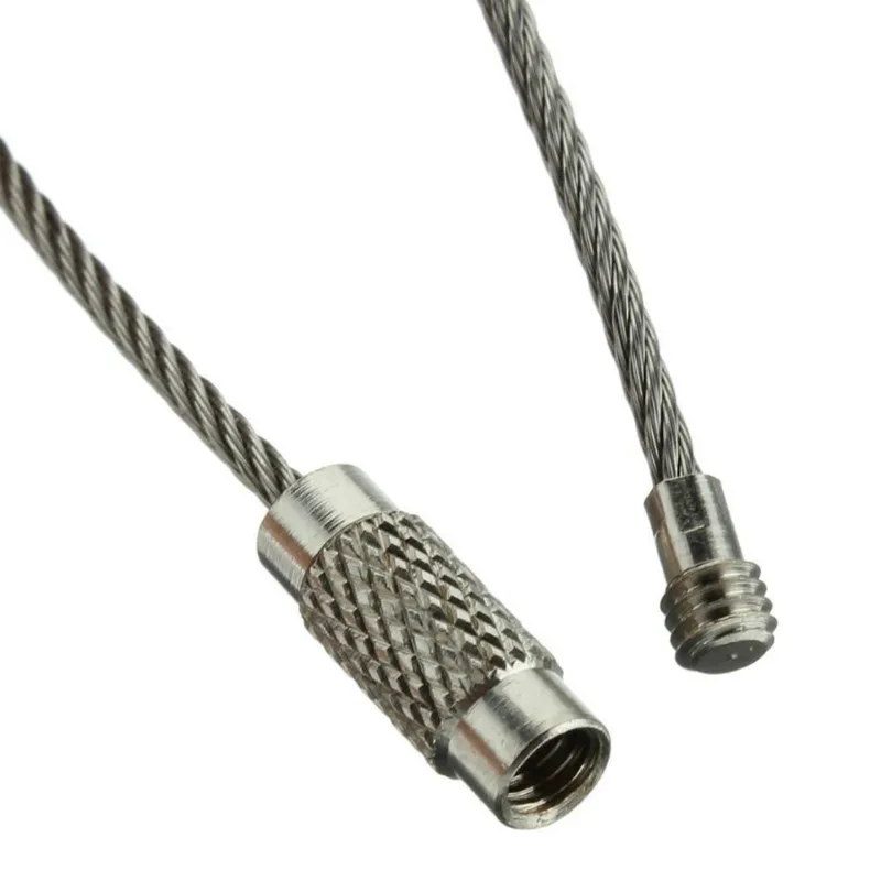 OneTigris авиационный кабель провод-брелок для ключей держатель брелок из нержавеющей стали шестерни 4 шт./лот