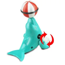1 шт. милые пластиковые заводные цепи мультфильм Дельфин морской лев заводные игрушки для детей Забавные Игры развивающие игрушки подарки на день рождения