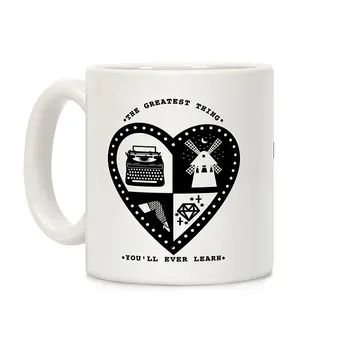 

The Greatest Thing You'll Ever Learn White 11 Ounce Ceramic Coffee Mug