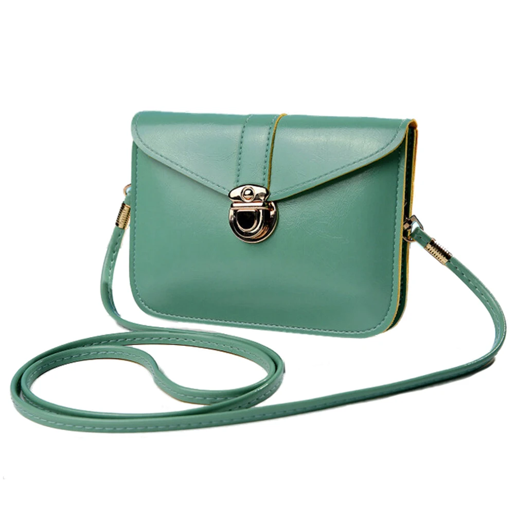 

Women messenger bags Vintage style PU leather handbag Sweet cute Cross body handbags Clutch messenger bags