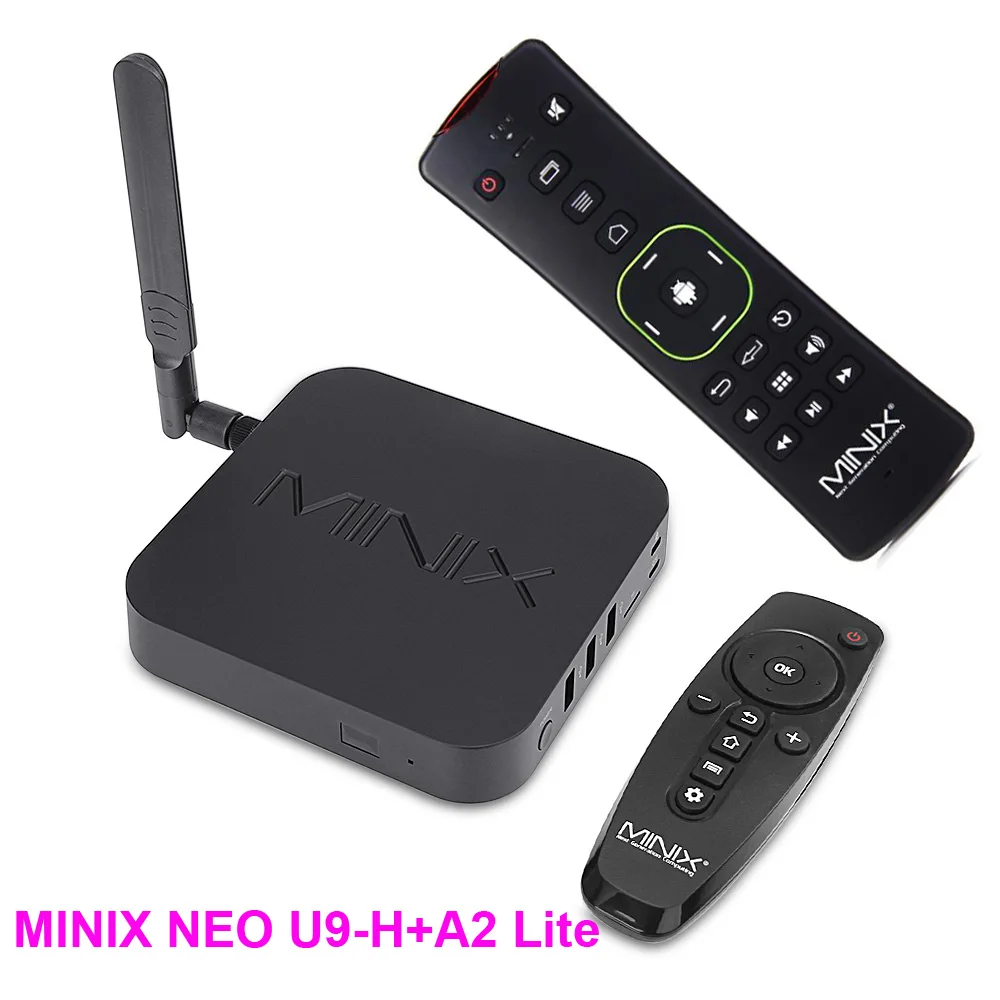 MINIX NEO U9-H Android 7,1 tv Box Amlogic S912-H Восьмиядерный 2G/16G 802.11ac 2,4/5 GHz WiFi 4 K HDR телевизионная коробка