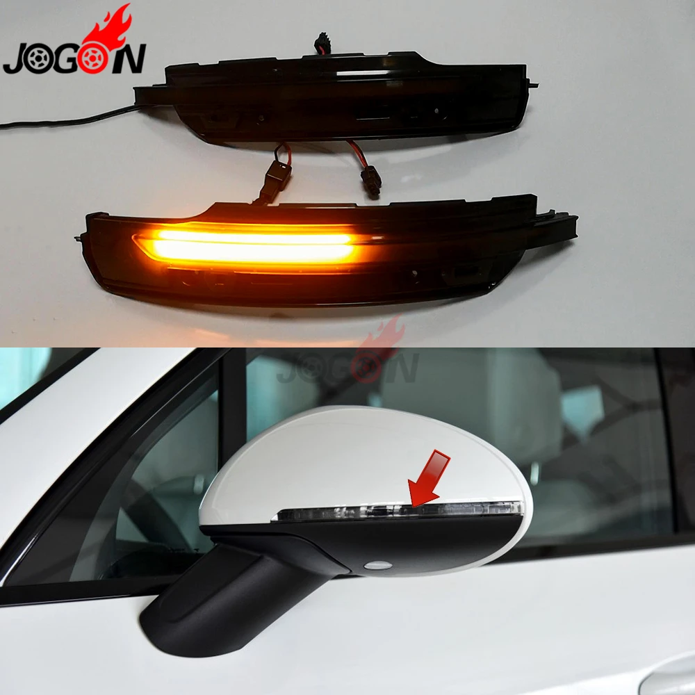 

For Macan S Turbo GTS 95B 2014 - 2019 LED Dynamic Turn Signal Light Blinker Side Rearview Mirror Indicator Sequential