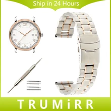 Stainless Steel Watch Band for Montblanc Men Women Star Timewalker Sport Safety Buckle Strap Wrist Bracelet 18mm 20mm 22mm 24mm