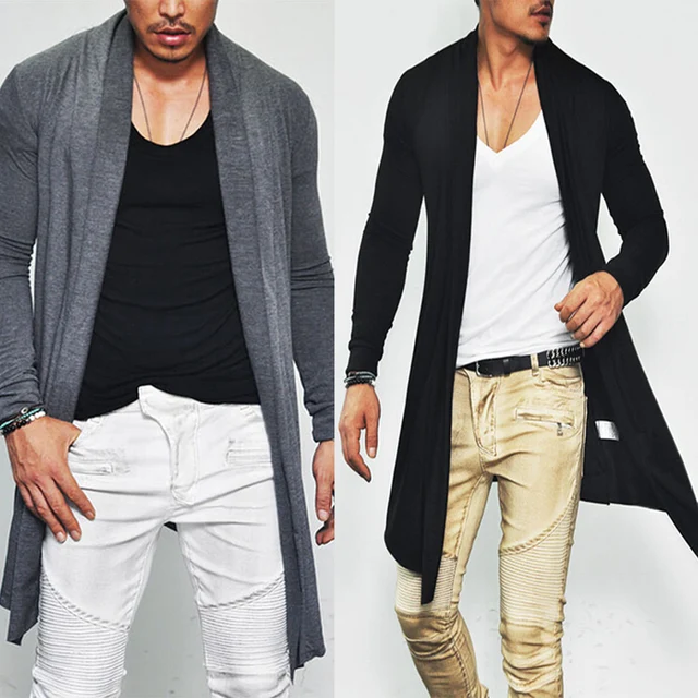 Long cotton coat mens Clearance