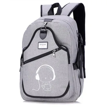 

USB Interface Laptop Bag School Bags Women Backpacks Men Backpacks Large Capacity Bag Travel Bag Mochila