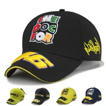 2016 New Design Men’s Baseball Cap F1 Racing Cap hat Car Motocycle Racing MOTO GP VR 46 Rossi Embroidery Sport Hiphop 100%Cotton