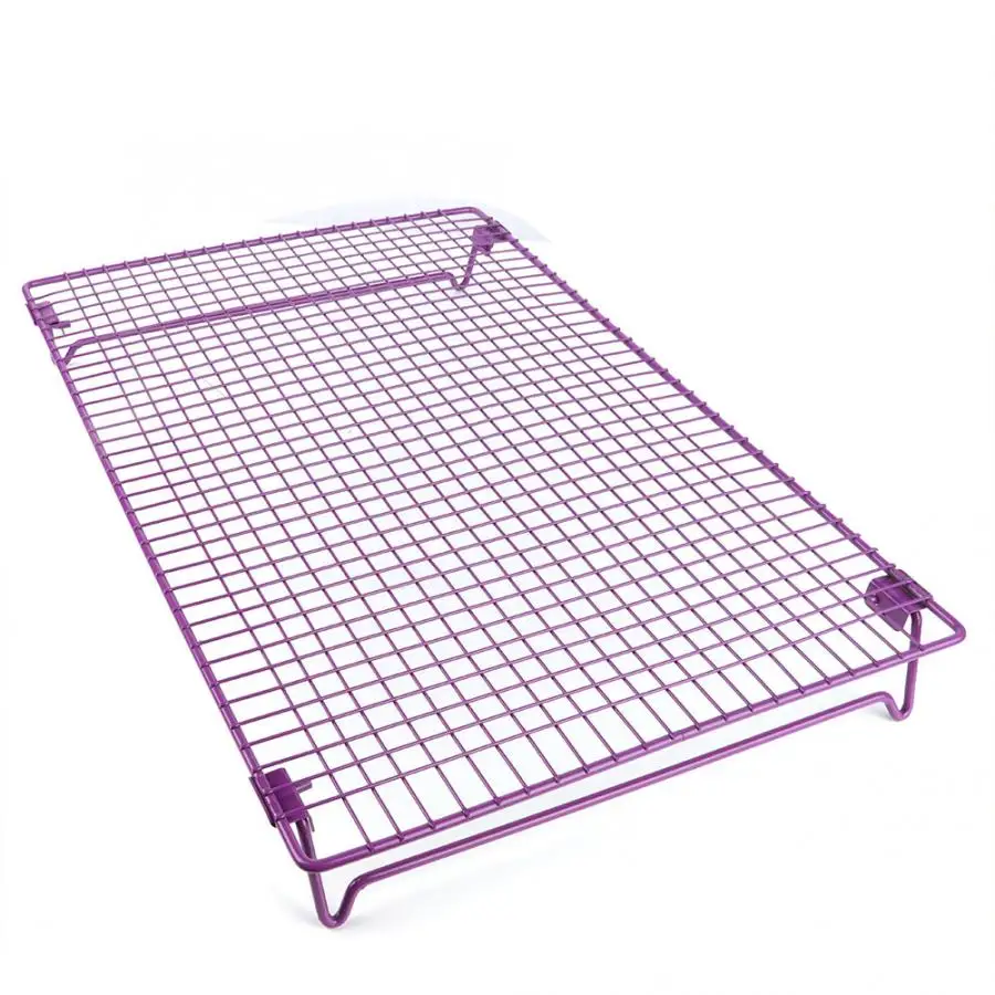 

Kitchen Cooking Tools Accessories Kitchen Cooking Steam Purple Biscuit Cake Bread Cooling Rack Grid Baking Tray Pastry Baking
