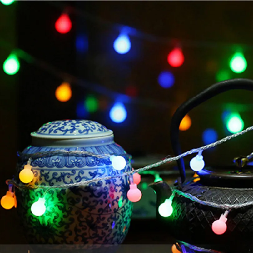 10m 100led Christmas Garland Lights Christmas Lights Led String Christmas Lights Battery Christmas Tree Decoration 15OR3110
