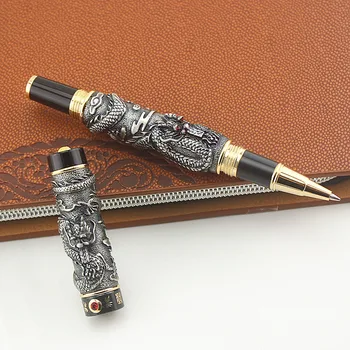 

JINHAO Ballpoint Pen Luxury Metal Dragon Ball Pen for Writing 0.7MM Nib Business Office Supplies