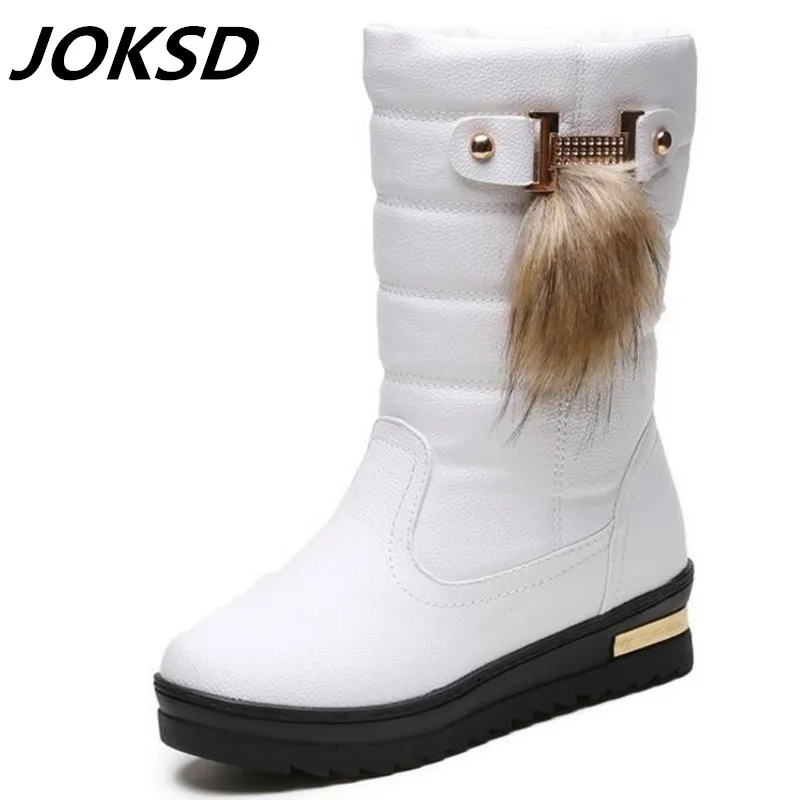 Frauen Stiefel Gleitschutz Schnee Lady Winter Sohle Warme WDIbEeH29Y