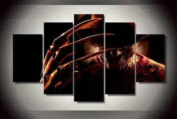 

Unframed Printed nightmare on elm street freddy Painting on canvas room decoration print poster picture painting free shipping
