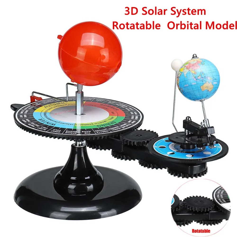 Us 3161 37 Offsolar System Globes Rotatable Earth Sun Moon Orbital Planetarium Model Geography Astronomy Science Educational Teaching Tool Kit On