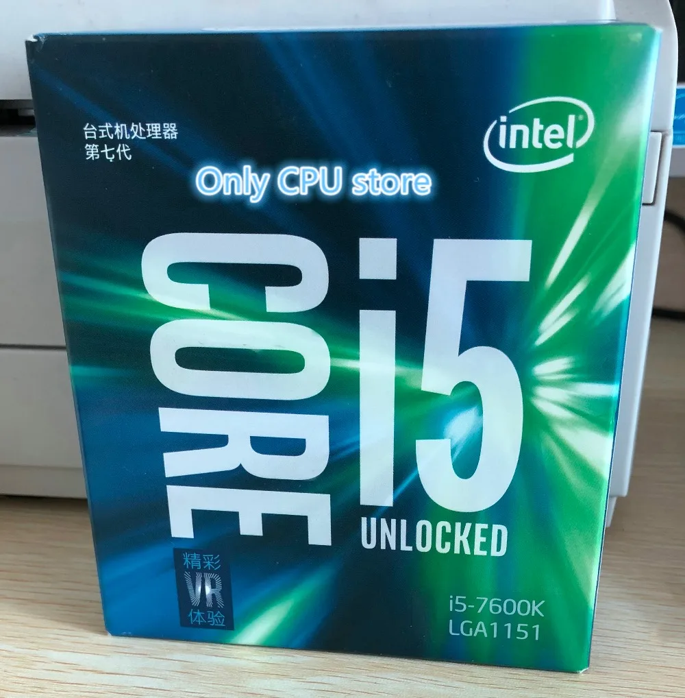 Процессор Intel Core i5-7600K I5 7600K в штучной упаковке процессор LGA 1151-land FC-LGA 14 нанометров четырехъядерный процессор