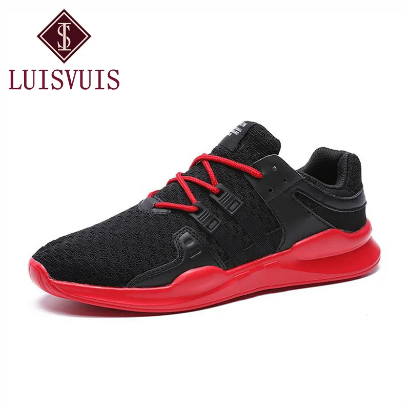 LUISVUIS 6 Color Men Casual Shoes Lace Up Mesh Breahable Sneakers Soft Lightweight Leisure Male Footwear Size 39-46 | Обувь