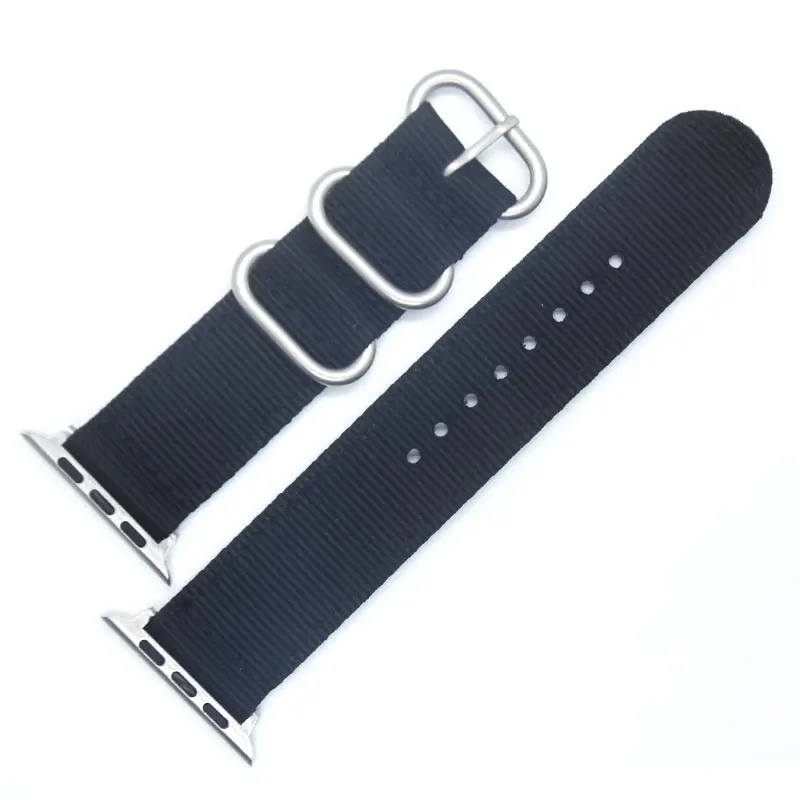 2018 Orange Hot Sale Nylon Strap for Apple Watch Band Series 3/2/1 Sport Bracelet Leather 42mm 38mm Strap for Iwatch Band 