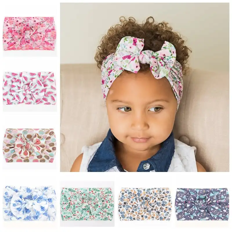 floral baby head wraps