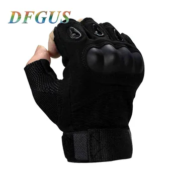 

2017 Sale Us Army Tactical Gloves Outdoor Sports Hlfe Finger Combat Motocycle Slip-resistant Carbon Fiber Tortoise Shell