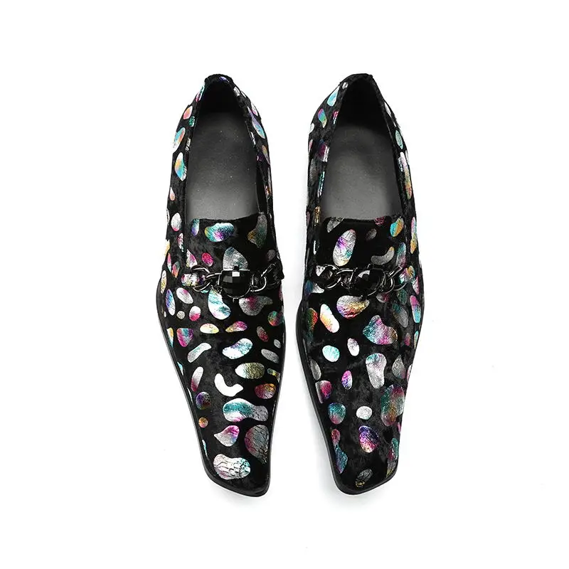 Итальянская мужская кожаная обувь с острым носком туфли для бизнес тапочки формальная обувь элегантные Лоферы Большие размеры sapato social