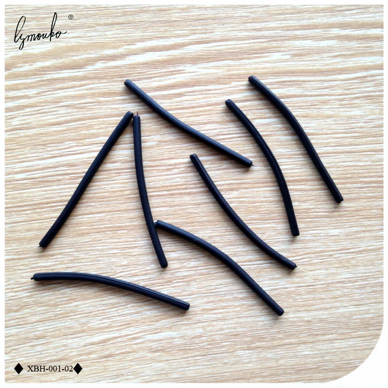 

Lymouko 2Pairs/Lot Metal Glasses Leg Anti Slip Slim Hole Eyeglass Holder Sleeve Soft Silicone Prevent Allergies Ear Hooks