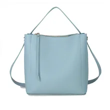 Handtasche Veranstalter Top Handlle Tasche Designer 2017 Mode Blau Umhängetasche dame Leder Schwarz Tragetaschen Für Frauen Weiche Sac Ein Haupt