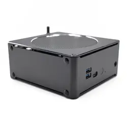 HYSTOU S200 мини ПК i5 8300H Мини ПК 4K Ultra HD 3D Blu Ray Windows 10 DDR4 2666 память для компьютера Накопитель SSD с протоколом NVME Миниатюрный Настольный ПК 16 ГБ + 256