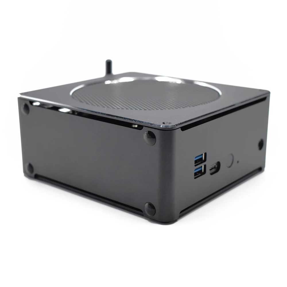 

HYSTOU S200 Mini PC i5 8300H Mini PC 4K Ultra HD 3D Blu Ray Windows 10 DDR4 2666MHz RAM NVME SSD Mini Desktop PC 16GB+256GB/512G