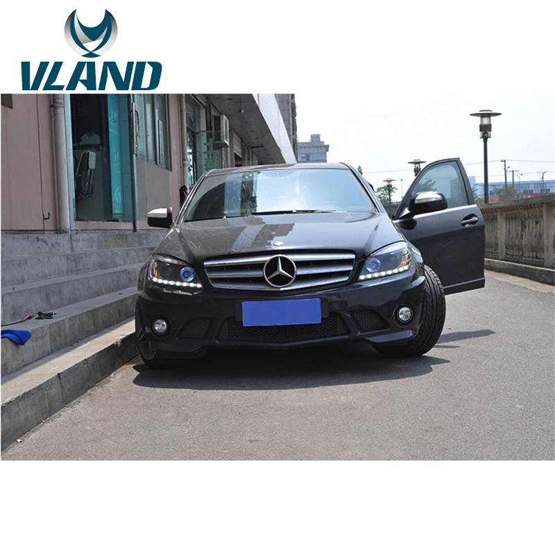 Заводская Автомобильная фара VLAND для W204 2007 2008 2009 2010 C180 C200 C300 светодиодная H7