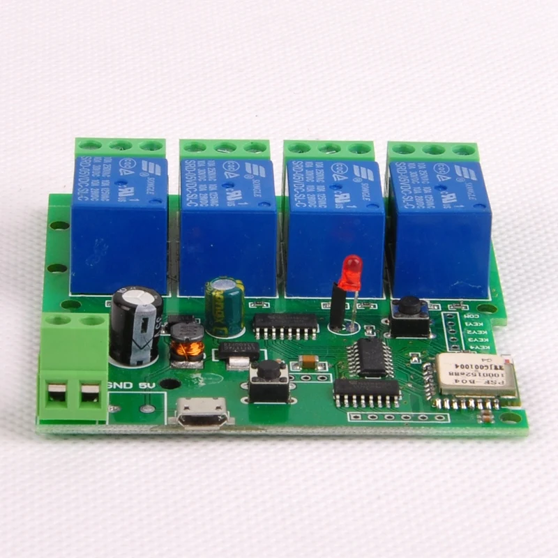 Для Dc7-32V 4Ch Wifi переключатель беспроводной релейный модуль умный дом автоматизация для системы контроля доступа Inching/самоблокирующийся
