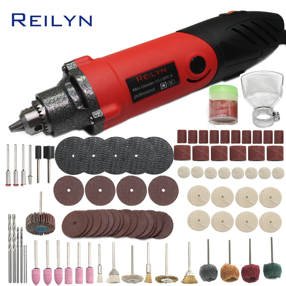 Маленькая мельница dremel 240 Вт ручная дрель 8000 30000 об/мин мини шлифовальный станок 0 5