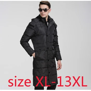 

long design lengthen thick slim thermal down overcoat warm down jacket plus size XL- 4XL5XL6XL7XL 8XL9XL10XL11XL 12XL 13XL
