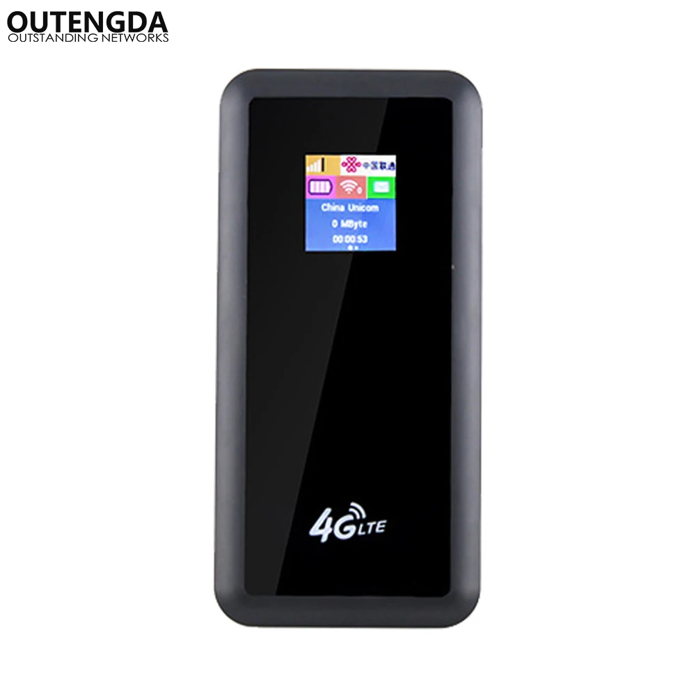 

Portable 4G WiFi Router 3G/4G Wi-fi Mobile FDD TDD LTE Router 10000mAh Power Bank Travel Car Wifi Router with SIM Slot 8End-user