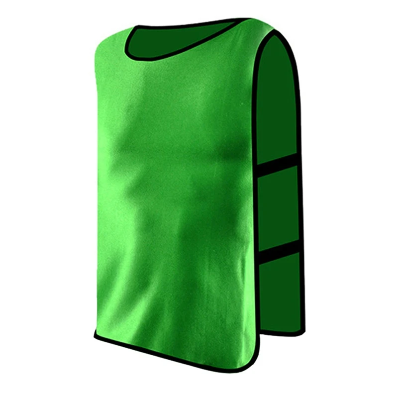 الكبار الأطفال كيد فريق كرة قدم رياضية لكرة القدم تدريب Pinnies الفانيلة سريع جاف تنفس التدريب مريلة سترة الملابس