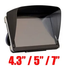 Accessoires de Navigation GPS cadre GPS 4.3 / 5 / 7 pouces, pare-soleil universel, bloc de visière d'écran GPS